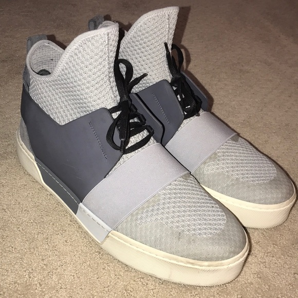 balenciaga color block race sneakers